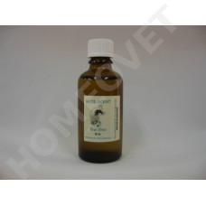 Essential tea tree oil to disinfect